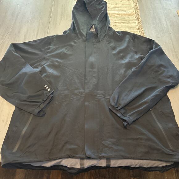 Fabletics Black Sierra Run Jacket Hooded Women’s Sz 1X - Picture 1 of 11